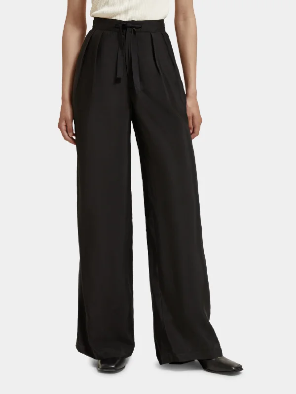 Eleni high-rise wide-leg pants