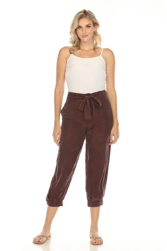 Johnny Was Pete & Greta Belted Cropped Utility Pants P65521