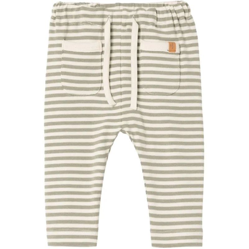 Lil'Atelier Moss Gray Geo Fon Pants