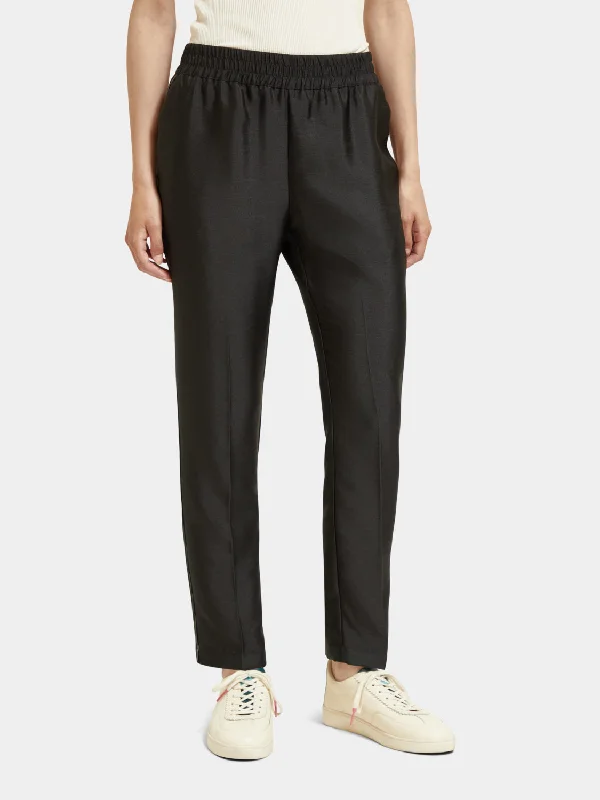 Maia mid-rise tapered-fit jogger pants