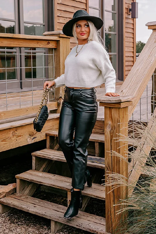 The Glee High Waist Faux Leather Pants