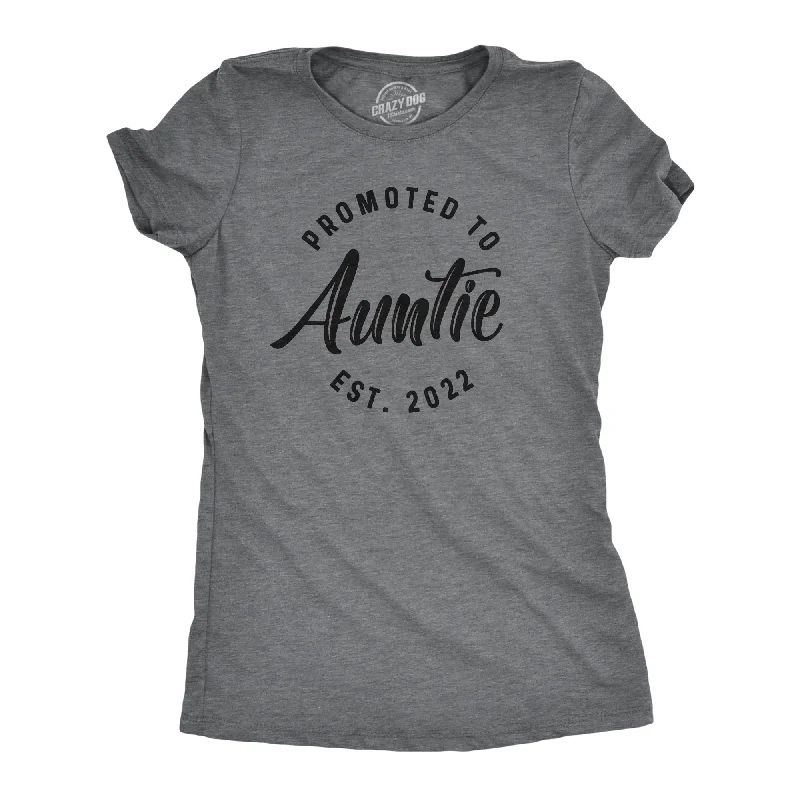 Promoted To Auntie 2022 Women's T Shirt