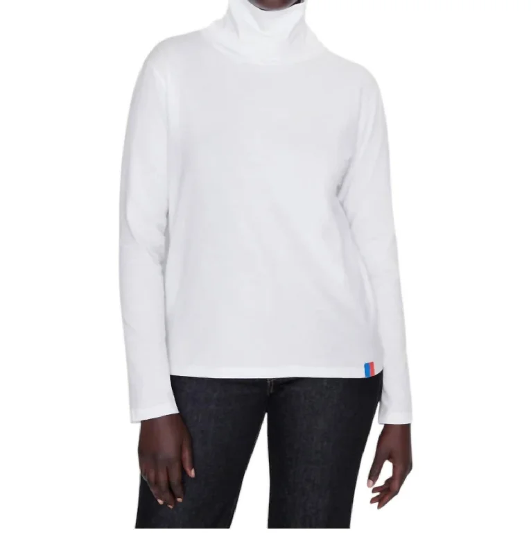 The Turtleneck Sweater In White