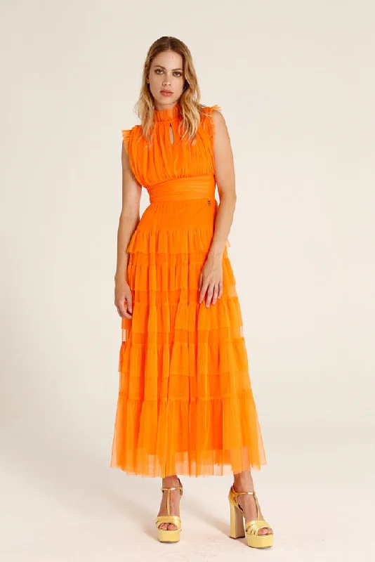 METIS DRESS (ORANGE)