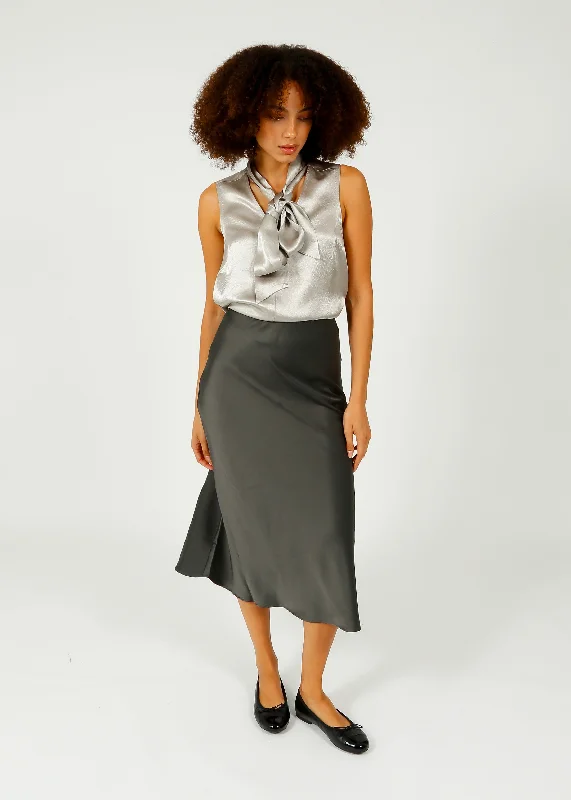 SLF Elena Ankle Skirt in Volcanic Ash