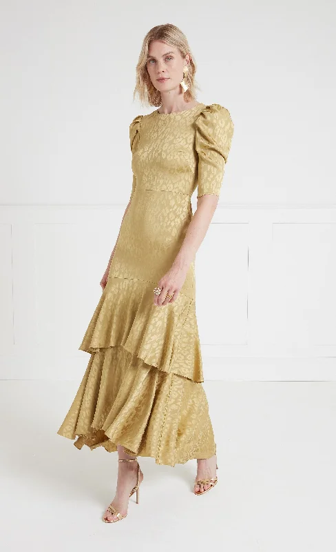 Willow Dress - Flax Gold