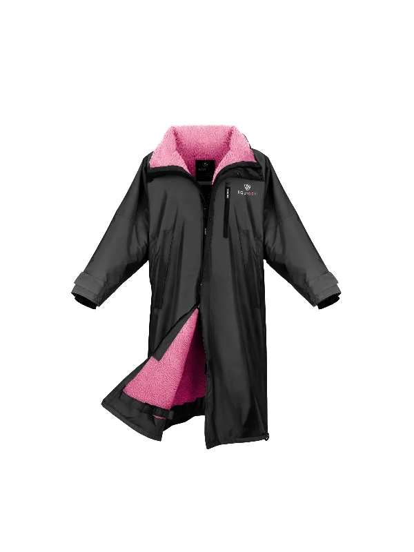 Evolution Women's | Thick Fleece | Stowaway Hood | Black/Peacock Pink