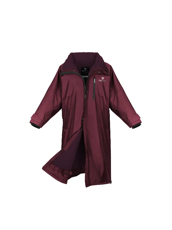 Evolution Women's | Thick Fleece | Stowaway Hood | Plum/Grey