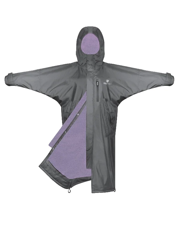 Evolution Women's | Thin Fleece | Fixed Hood | Charcoal/Lilac