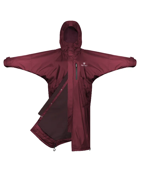 Evolution Women's | Thin Fleece | Fixed Hood | Plum/Plum