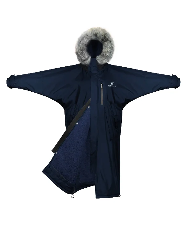 Evolution Women's | Thick Fleece | Fur Hood | Navy/Navy