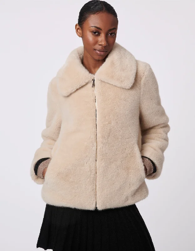 Perfectly Posh Faux Fur Jacket