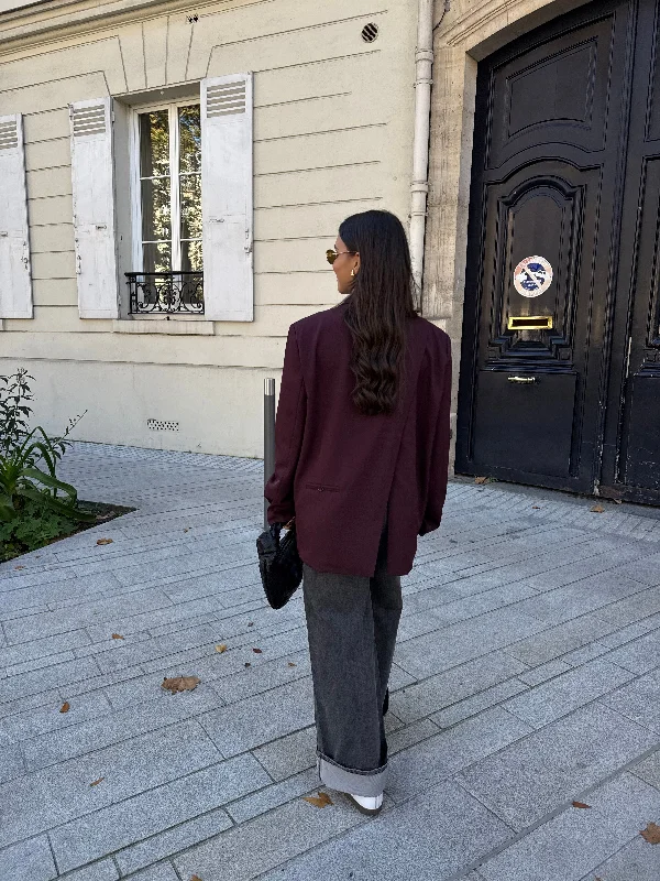 Blazer CAMILLE bordeaux (W24806)