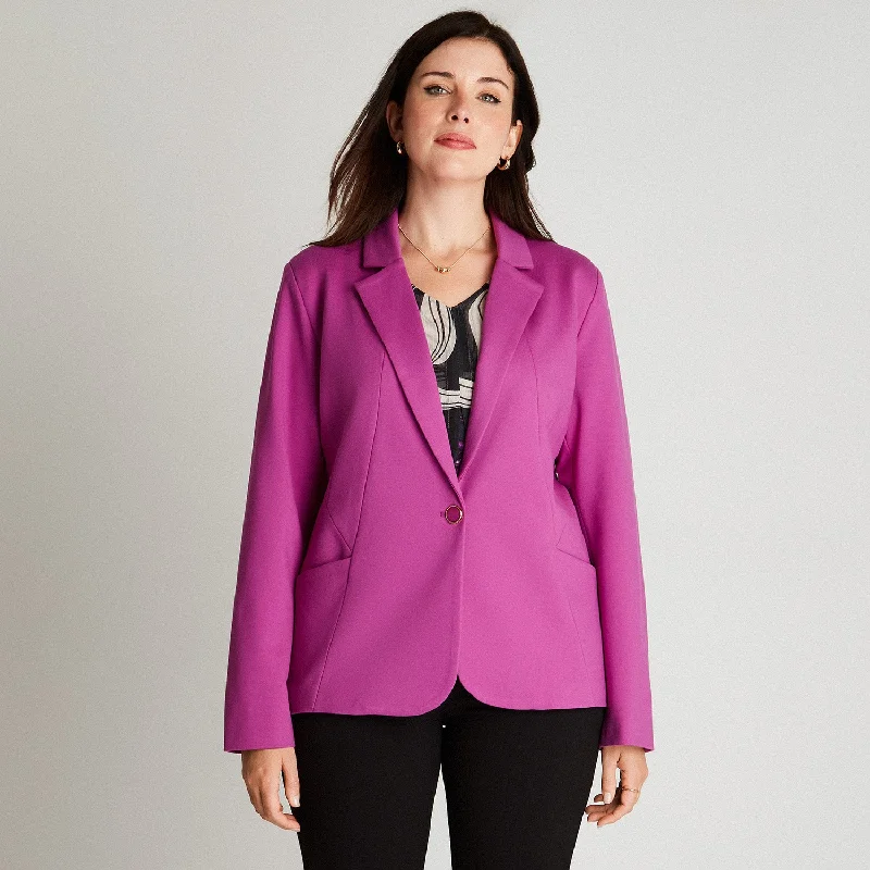 Blazer Manga Larga Morado